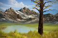 big mountains and big tree